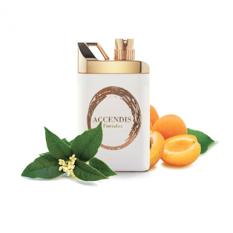 FIORIALUX niché parfém je luxusní vůně složená z bergamotu, meruňky, pačuli, jantaru a pižma.