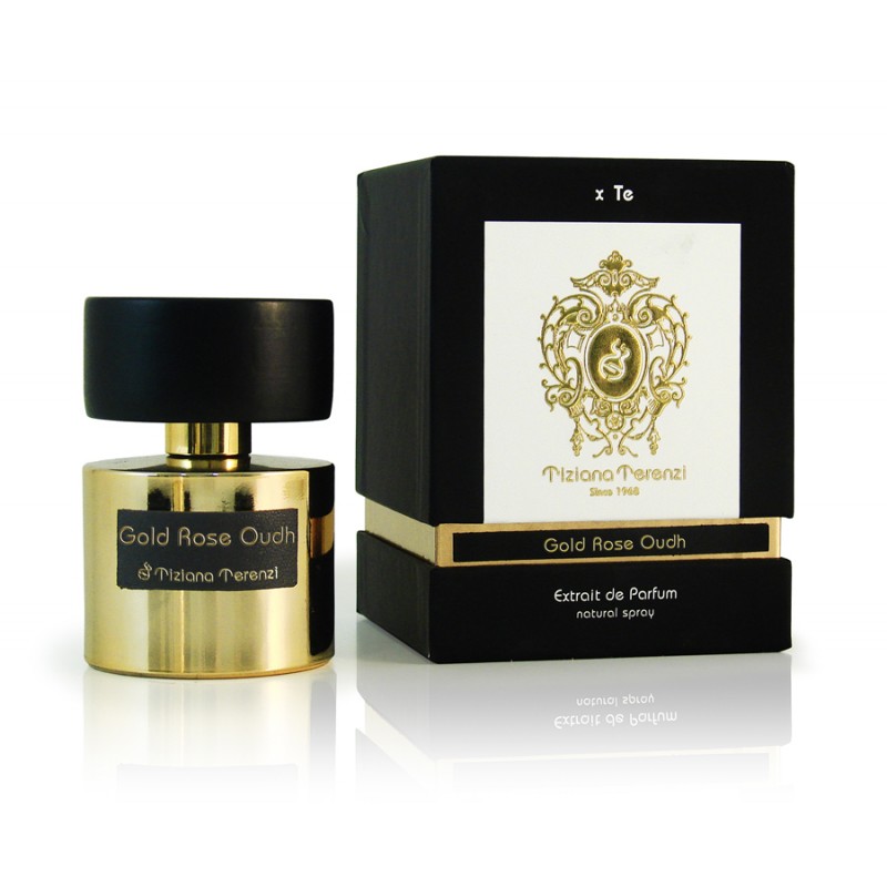 Gold rose parfume from Tiziana Terenzi